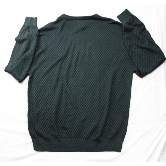 NWT Tricots St. Raphael Irish Green Shutter Crewneck Sweater XL Made In USA - Picture 4 of 5